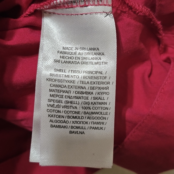 Ralph Lauren Fuchsia Button-Down Cropped Shirt - Picture 6 of 6